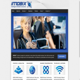 Скриншот главной страницы сайта imobix.com