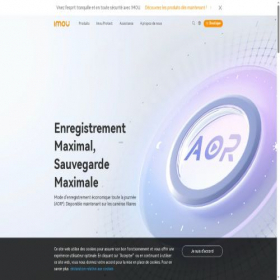 Скриншот главной страницы сайта imou.com