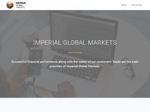 Скриншот главной страницы сайта imperialgm.com