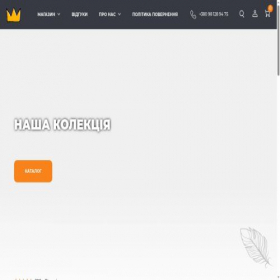 Скриншот главной страницы сайта impillowqueen.com.ua