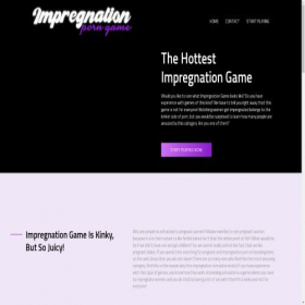 Скриншот главной страницы сайта impregnationgame.com