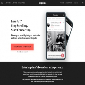 Скриншот главной страницы сайта imprimo.art