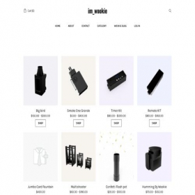 Скриншот главной страницы сайта imwookie.com
