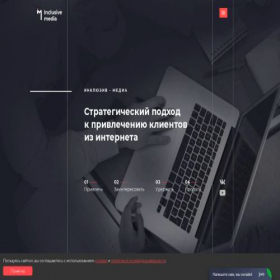 Скриншот главной страницы сайта inclusif.ru