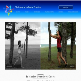 Скриншот главной страницы сайта inclusivepractices.ge