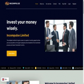 Скриншот главной страницы сайта incompulse.com