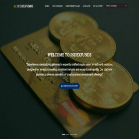 Скриншот главной страницы сайта indexfunds.ltd