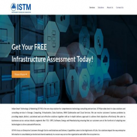 Скриншот главной страницы сайта indiansmartsystems.com