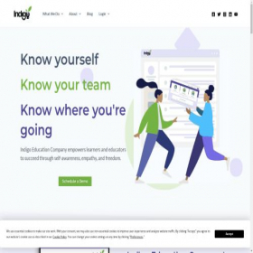 Скриншот главной страницы сайта indigoeducationcompany.com