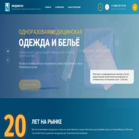 Скриншот главной страницы сайта indikon.ru