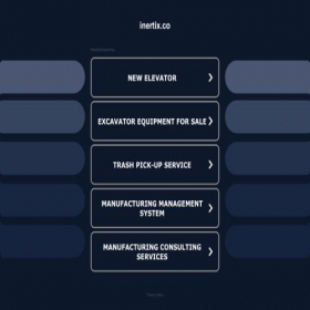 Скриншот главной страницы сайта inertix.co