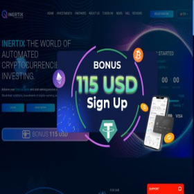 Скриншот главной страницы сайта inertix.pro