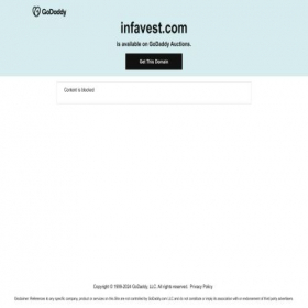 Скриншот главной страницы сайта infavest.com