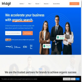 Скриншот главной страницы сайта infidigit.com