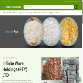 Скриншот главной страницы сайта infinitewaveholdings.co.za