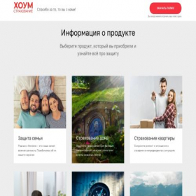 Скриншот главной страницы сайта info.hcins.ru