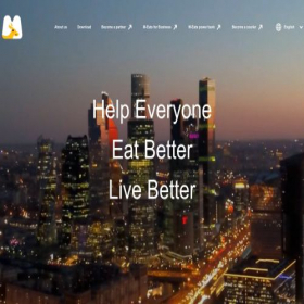 Скриншот главной страницы сайта info.m-eats.org
