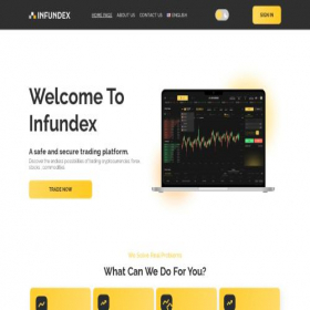 Скриншот главной страницы сайта infundex.com