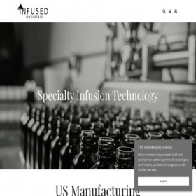 Скриншот главной страницы сайта infusedwholesale.com