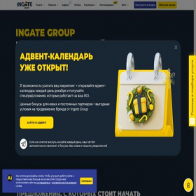 Скриншот главной страницы сайта ingate.ru