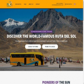 Скриншот главной страницы сайта inkaexpress.com
