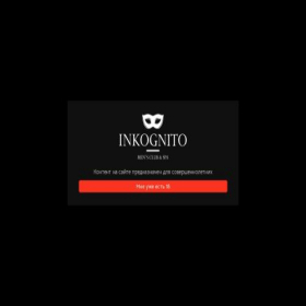 Скриншот главной страницы сайта inkognito-relax.com