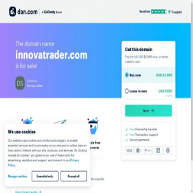 Скриншот главной страницы сайта innovatrader.com