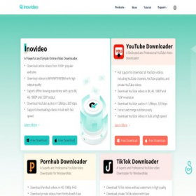 Скриншот главной страницы сайта inovideoapp.com