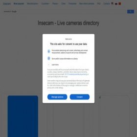 Скриншот главной страницы сайта insecam.org