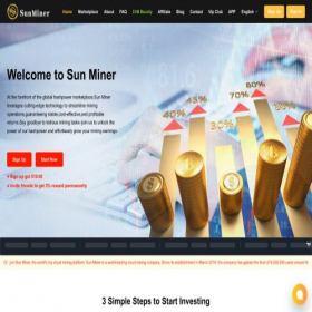 Скриншот главной страницы сайта insminer.com