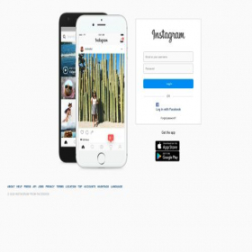 Скриншот главной страницы сайта instagram-com-post-n97stav.vercel.app