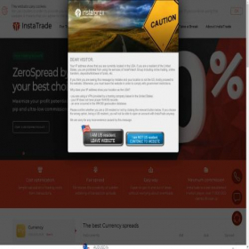 Скриншот главной страницы сайта instatrade.org