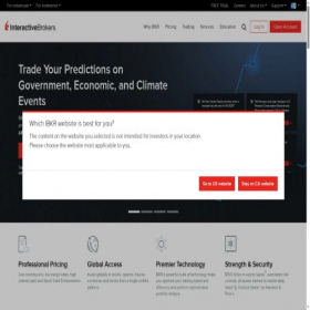 Скриншот главной страницы сайта interactivebrokers.ca