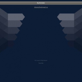 Скриншот главной страницы сайта interactiveinvest.co