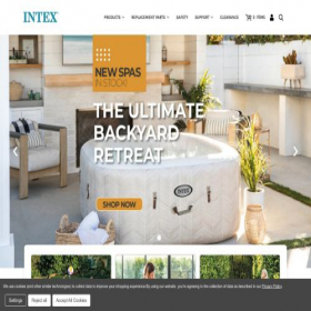 Скриншот главной страницы сайта intexcorp.com