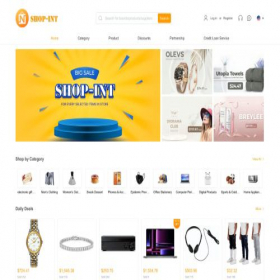 Скриншот главной страницы сайта intshoping.vip