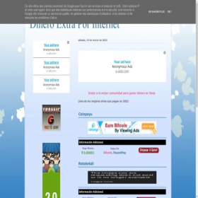 Скриншот главной страницы сайта inversioneninternet42.blogspot.ru