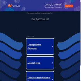 Скриншот главной страницы сайта invest-account.net