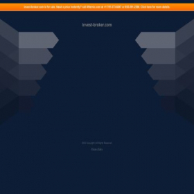 Скриншот главной страницы сайта invest-broker.com