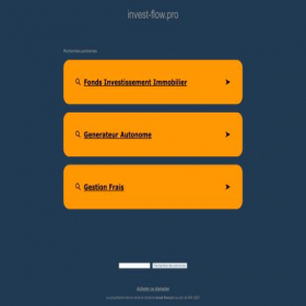 Скриншот главной страницы сайта invest-flow.pro