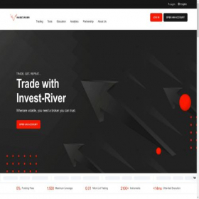 Скриншот главной страницы сайта invest-river.com