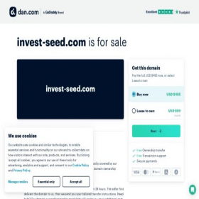 Скриншот главной страницы сайта invest-seed.com