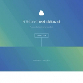 Скриншот главной страницы сайта invest-solutions.net