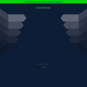 Скриншот главной страницы сайта invest-trade.finance
