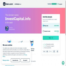 Скриншот главной страницы сайта investcapital.info