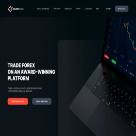 Скриншот главной страницы сайта investedge.me