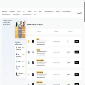 Скриншот главной страницы сайта investicii-otziv.ru