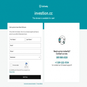 Скриншот главной страницы сайта investion.cc