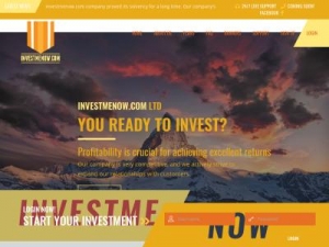 Скриншот главной страницы сайта investmenow.com