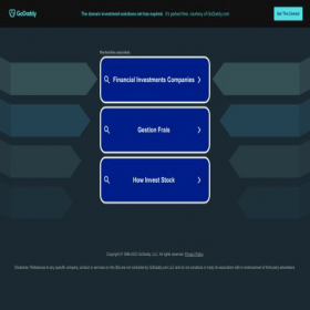 Скриншот главной страницы сайта investment-solutions.net